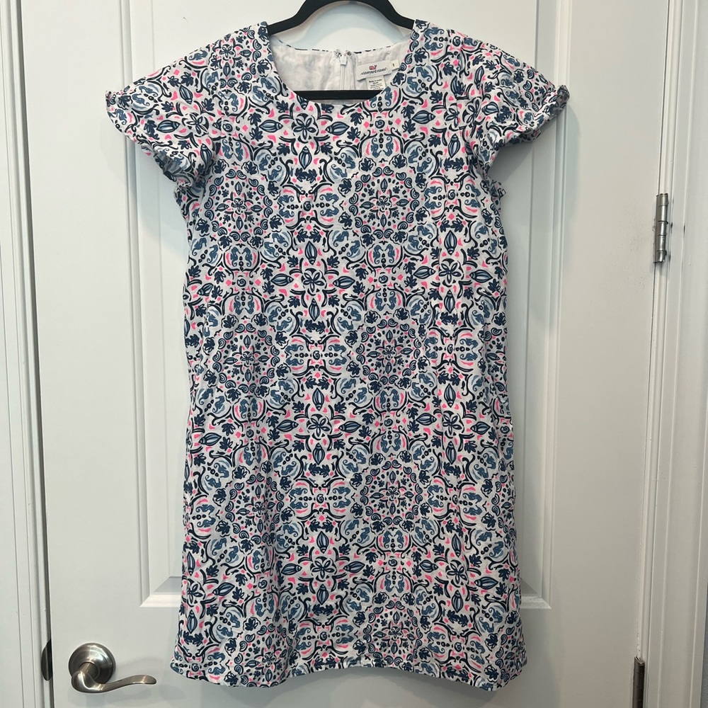 EUC Vineyard Vines linen dress